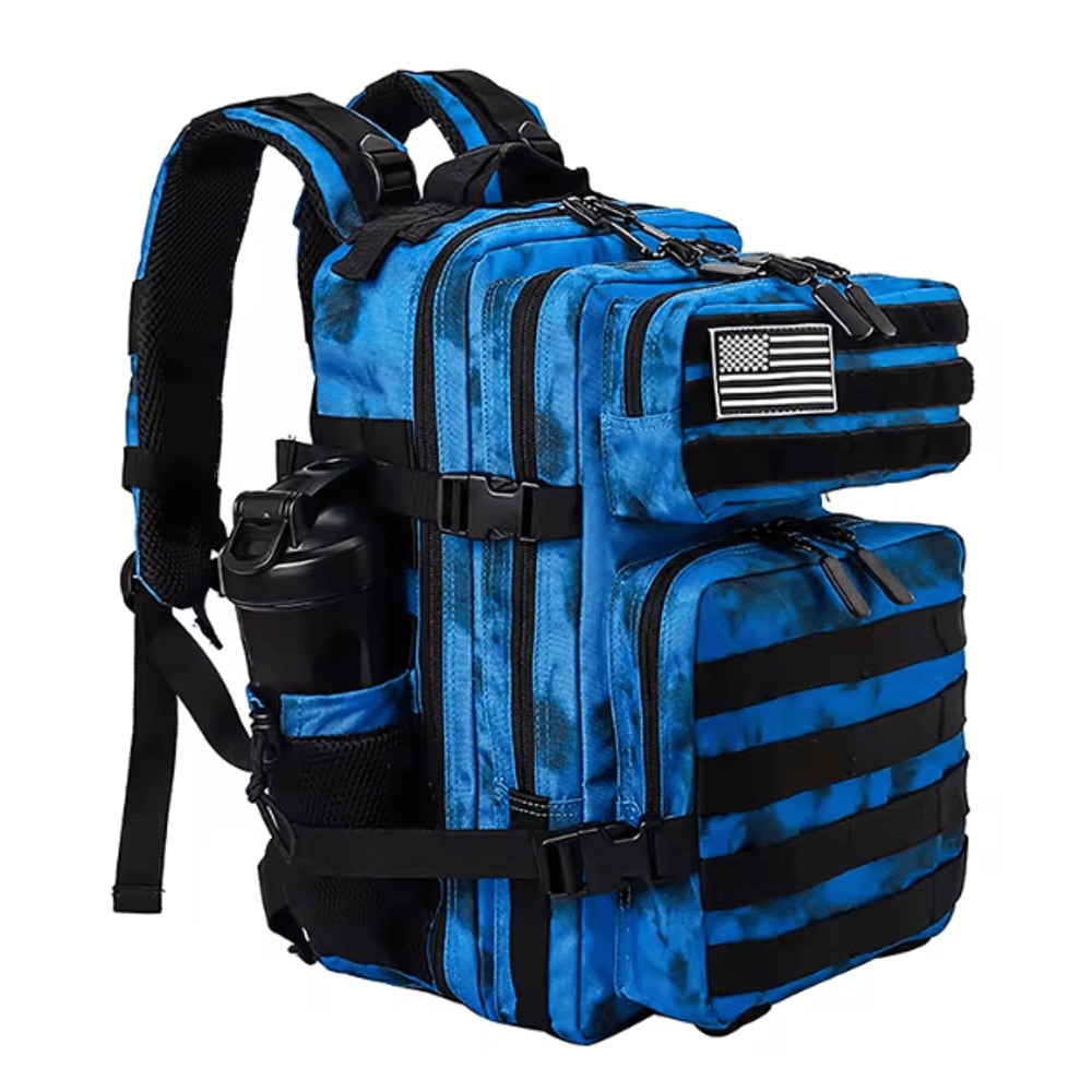 LHI 25 L Tactical Sports Backpack Compact Outdoor Rucksack With Bottle Holder For Fitness Travel 7