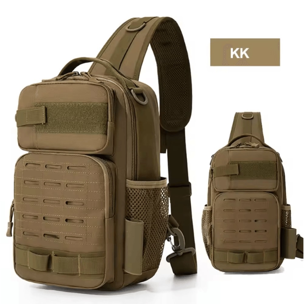 Tactical Climbing Chest Bag Backpack Accessories Lure Outdoor Fishing Camping Hiking Bag With Rod H 5