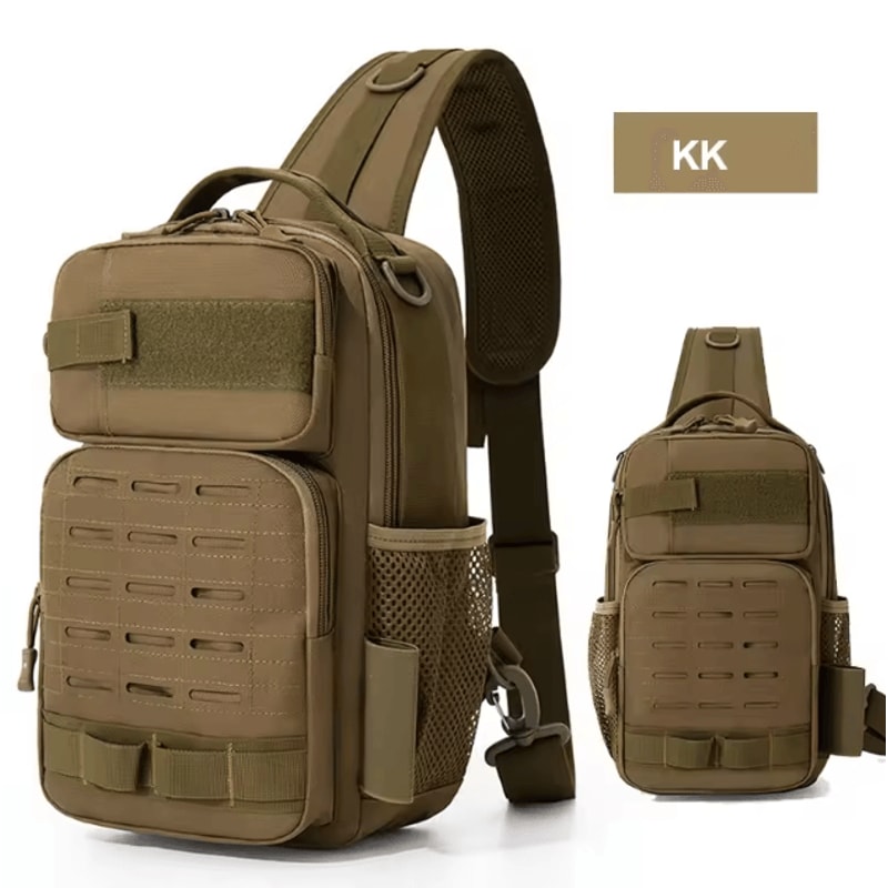 Tactical Climbing Chest Bag Backpack Accessories Lure Outdoor Fishing Camping Hiking Bag With Rod H 5