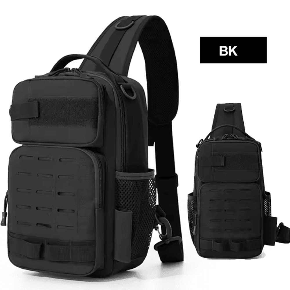 Tactical Climbing Chest Bag Backpack Accessories Lure Outdoor Fishing Camping Hiking Bag With Rod H 6