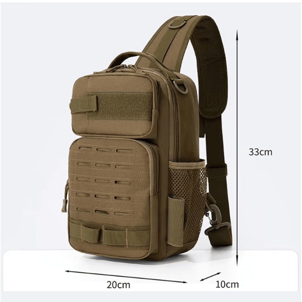 Tactical Climbing Chest Bag Backpack Accessories Lure Outdoor Fishing Camping Hiking Bag With Rod H 3