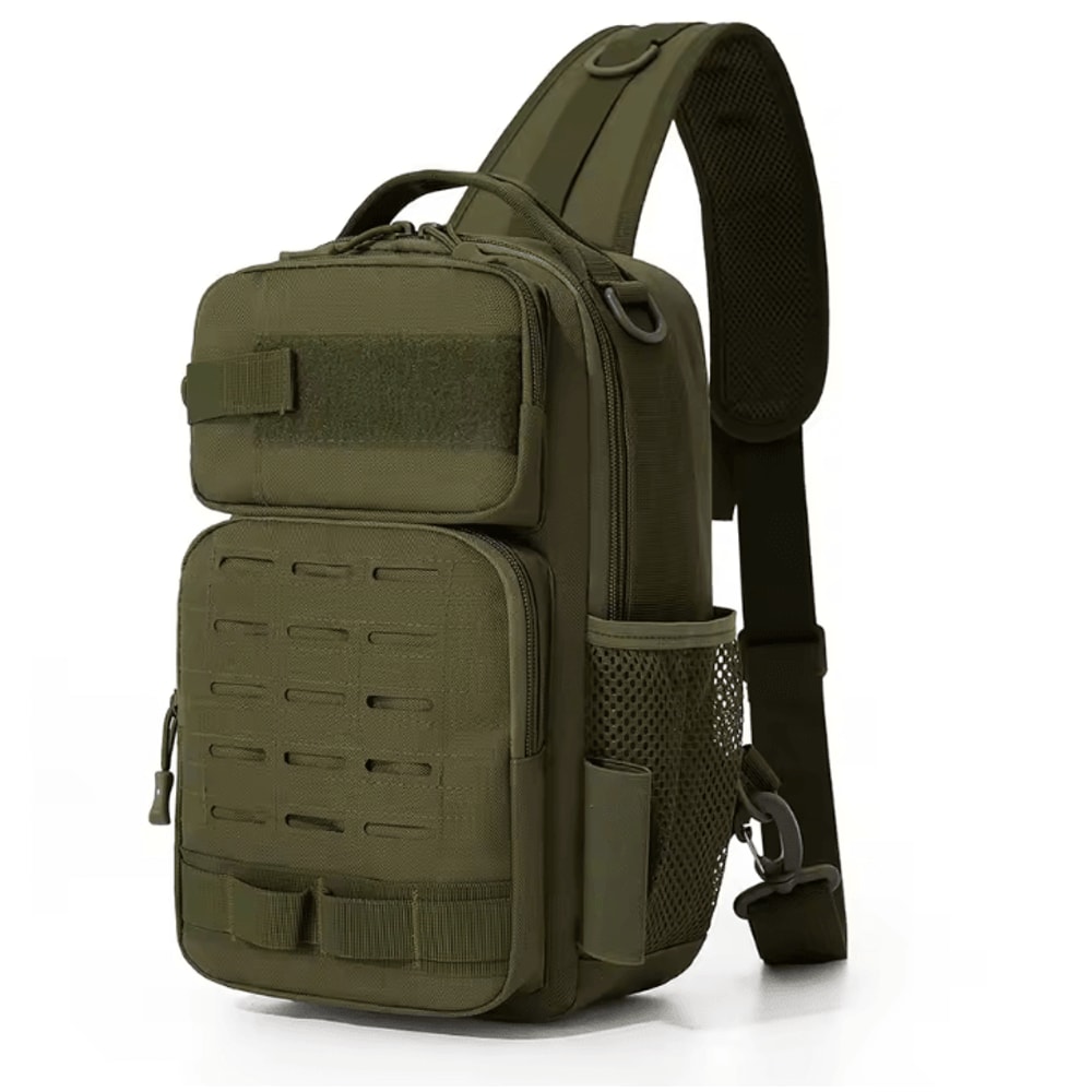 Tactical Climbing Chest Bag Backpack Accessories Lure Outdoor Fishing Camping Hiking Bag With Rod H 8