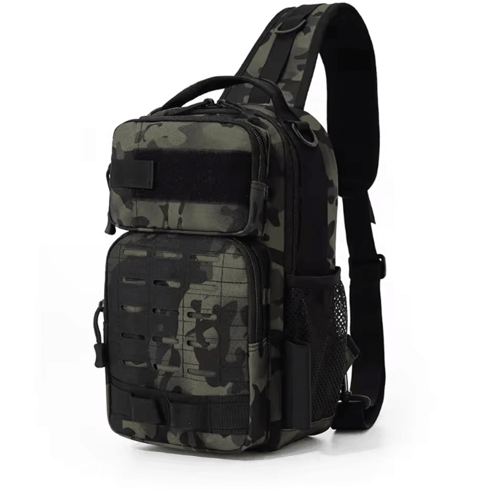 Tactical Climbing Chest Bag Backpack Accessories Lure Outdoor Fishing Camping Hiking Bag With Rod H 10