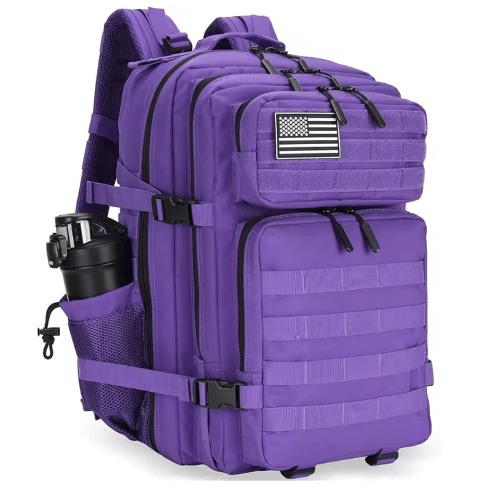 TitanGuard 45L Tactical Backpack Waterproof Assault Rucksack For 3Day Outdoor Camping Hiking 6