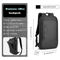 HK Slim 156 Inches Waterproof Laptop Backpack USB Charging Business Travel Bag For Men 9