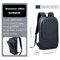 HK Slim 156 Inches Waterproof Laptop Backpack USB Charging Business Travel Bag For Men 10