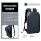 HK Slim 156 Inches Waterproof Laptop Backpack USB Charging Business Travel Bag For Men 10