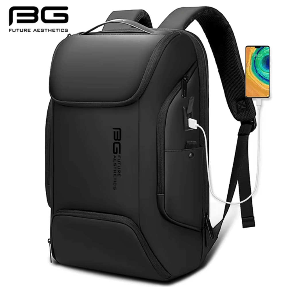 BANGE Business USB Charging Laptop Backpack Waterproof 156 Inch Smart Travel Work Bag 0