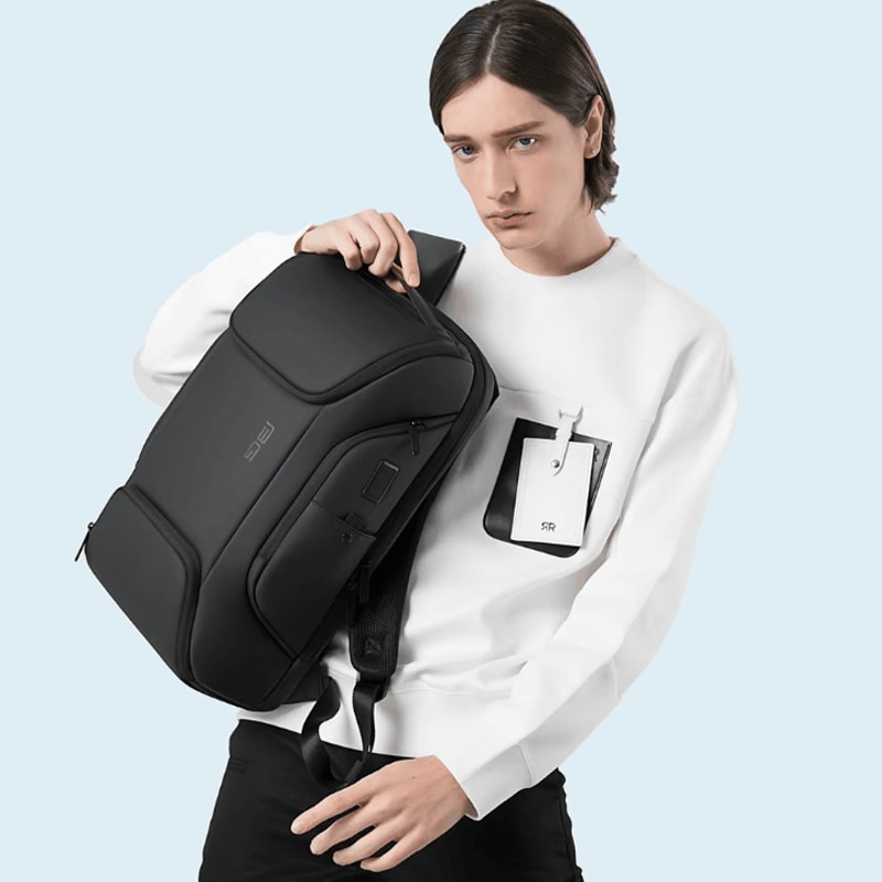 BANGE Business USB Charging Laptop Backpack Waterproof 156 Inch Smart Travel Work Bag 5