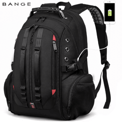 bange 40l multi-function laptop backpack – durable 17 inch travel & school bag with usb recharge port