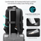 Fenruien AntiTheft Waterproof Laptop Backpack USB Charging Travel Business School Bag 3