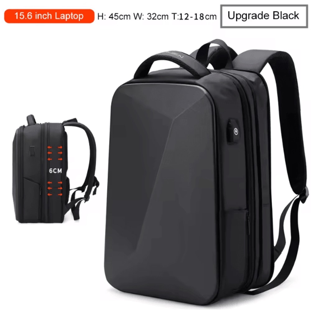 Fenruien AntiTheft Waterproof Laptop Backpack USB Charging Travel Business School Bag 11