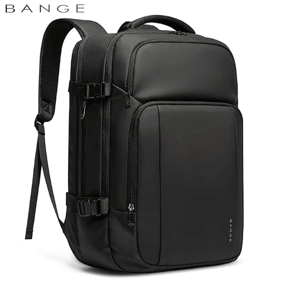 BANGE 40L USB Charging Laptop Backpack Large Waterproof Oxford Travel Business Bag For 156Inches 0