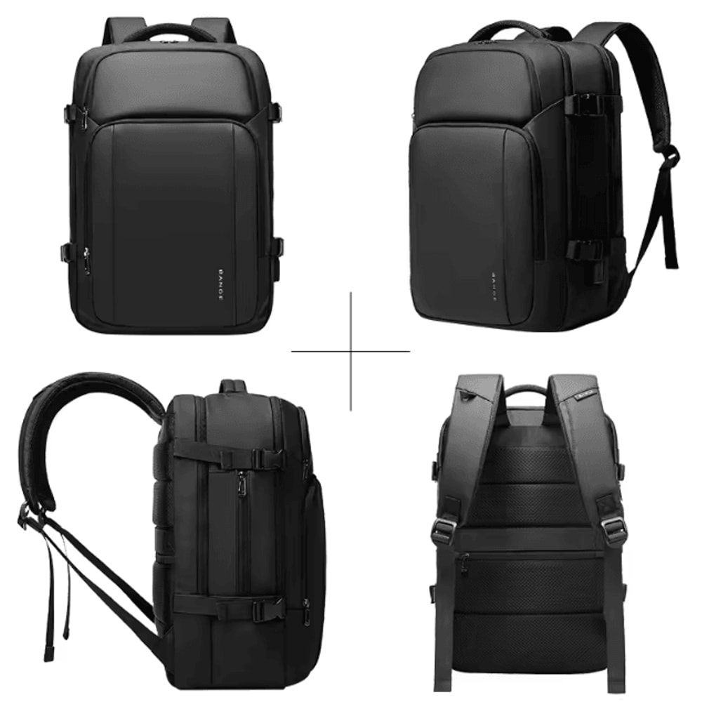 BANGE 40L USB Charging Laptop Backpack Large Waterproof Oxford Travel Business Bag For 156Inches 1