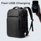 BANGE 40L USB Charging Laptop Backpack Large Waterproof Oxford Travel Business Bag For 156Inches 2