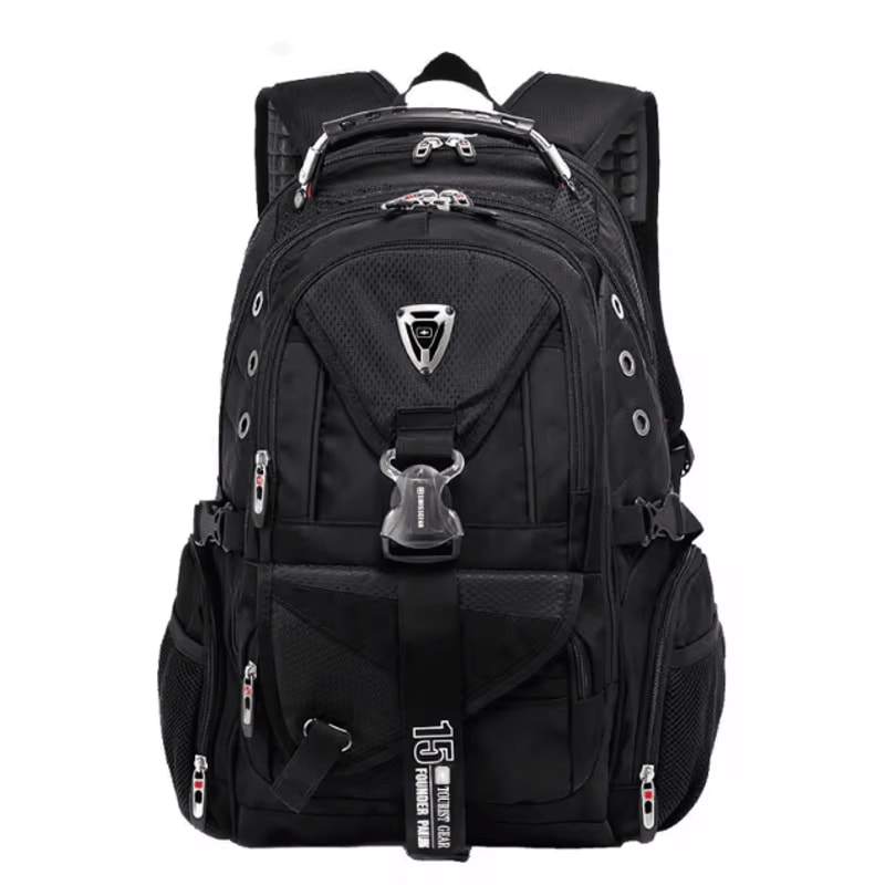 Voyager 40L Waterproof Oxford Laptop Backpack Large Capacity 17Inch Travel School Rucksack 4