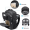 BANGE Travel Waterproof USB Charging Backpack Fits 156Inch Laptop For School Work Travel 1