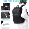 BANGE Travel Waterproof USB Charging Backpack Fits 156Inch Laptop For School Work Travel 4