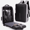 Fortress Hard Shell AntiTheft Backpack HighCapacity Travel USB Charging Business Laptop Bag For M 0