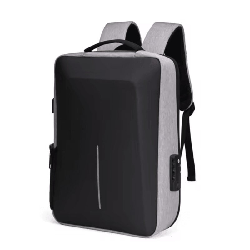 Fortress Hard Shell AntiTheft Backpack HighCapacity Travel USB Charging Business Laptop Bag For M 7