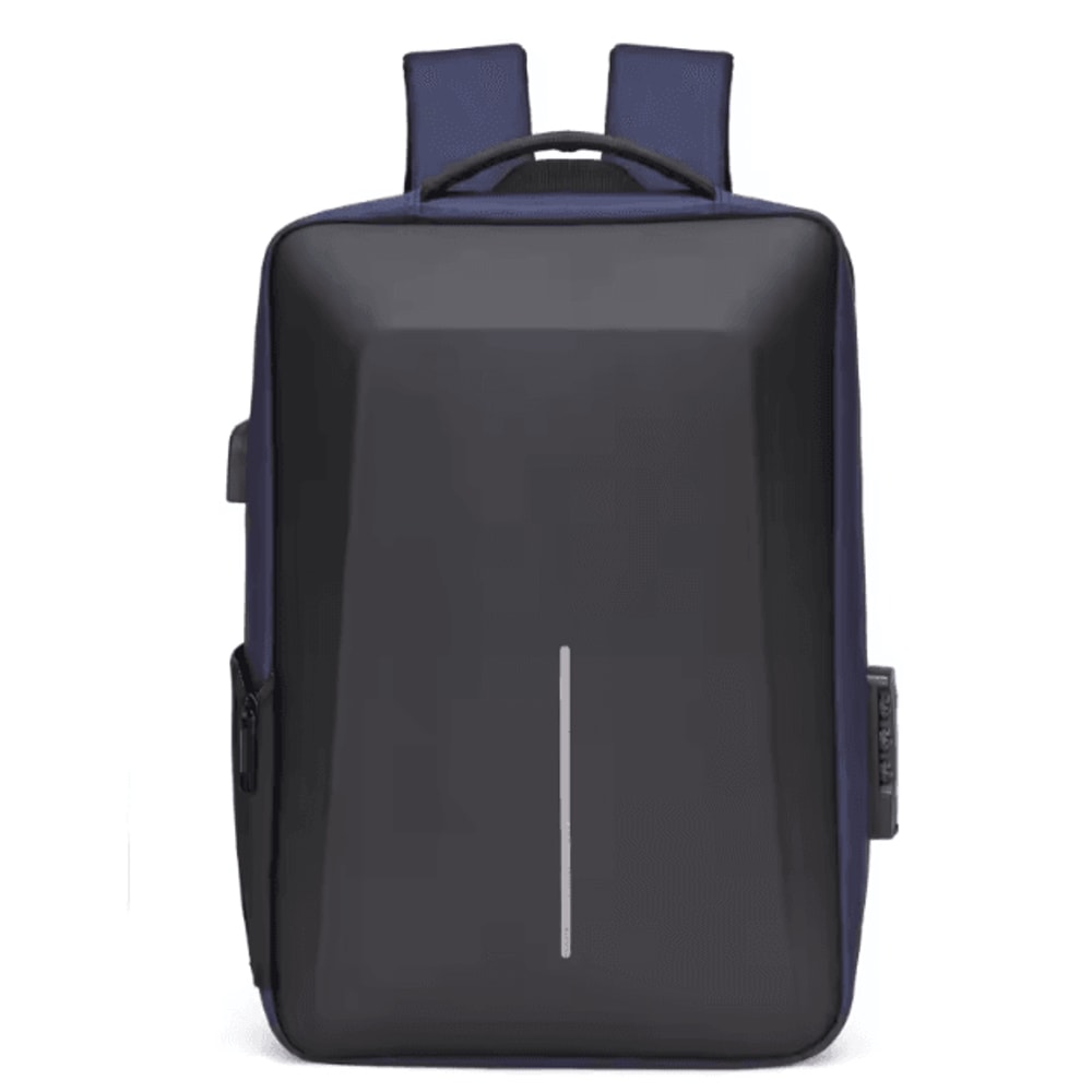 Fortress Hard Shell AntiTheft Backpack HighCapacity Travel USB Charging Business Laptop Bag For M 8