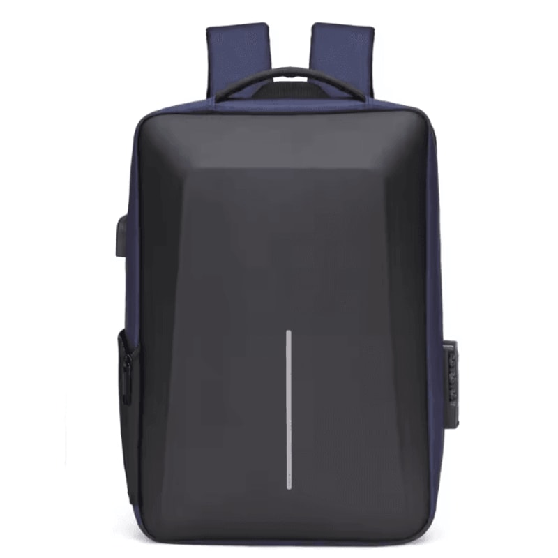 Fortress Hard Shell AntiTheft Backpack HighCapacity Travel USB Charging Business Laptop Bag For M 8