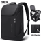 BANGE USB Charging Waterproof 17Inch Laptop Backpack Travel Business School Mochila For Men 0