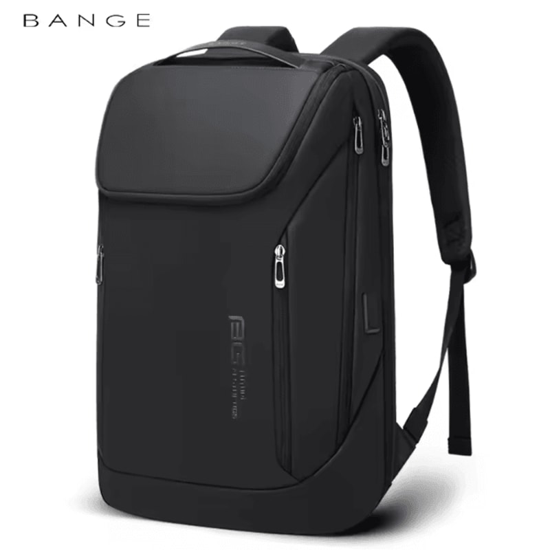 BANGE USB Charging Waterproof 17Inch Laptop Backpack Travel Business School Mochila For Men 5