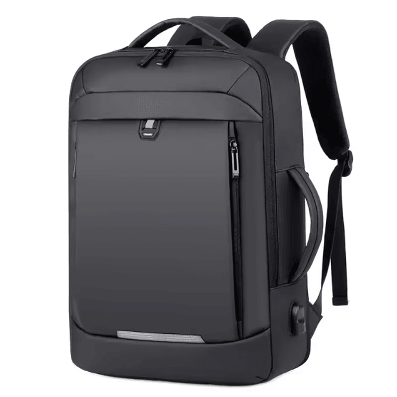 TitanPro 17Inch Business Laptop Backpack Waterproof Expandable USB Charging Bag For Men 7