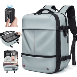 voyager 16-inch travel & laptop backpack – usb charging extended casual school & business bag