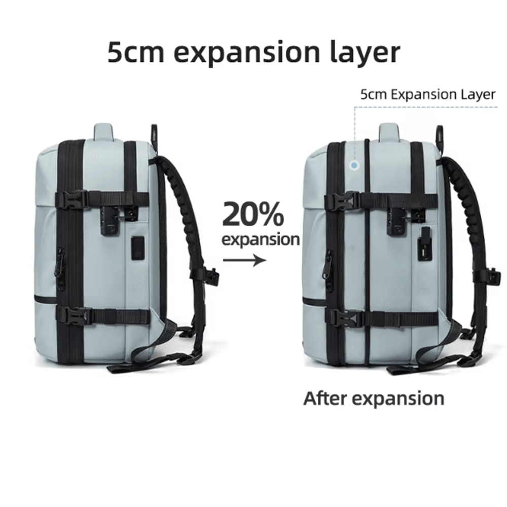 Voyager 16Inch Travel Laptop Backpack USB Charging Extended Casual School Business Bag 1