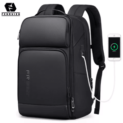 fenruien 35l business waterproof laptop backpack – usb charging bag fit 15.6-inch for travel & work