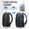 Fenruien 35L Business Waterproof Laptop Backpack USB Charging Bag Fit 156Inch For Travel Work 4