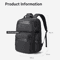 BANGE 156Inch AntiTheft Laptop Backpack Waterproof Oxford USB Recharging Travel Fashion Bag For M 1