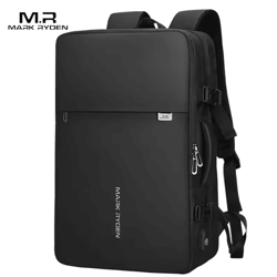 mark ryden 17-inch usb charging laptop backpack – multi-layer travel & business anti-theft mochila for men