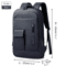 Heroic Knight Multifunctional Laptop Backpack Stylish Waterproof Slim USB Charging Business Backpa 8
