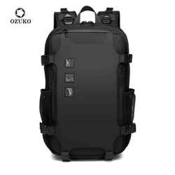 ozuko large 16-inch laptop backpack – usb charging waterproof travel & school bag for men