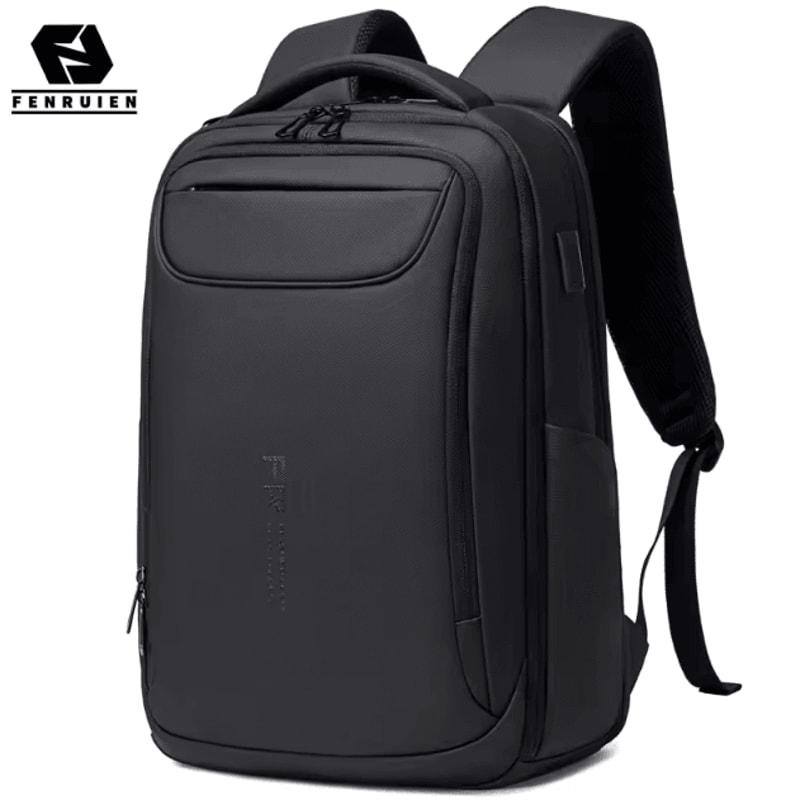 FENRUIEN 30 USB Charging Backpack Large Capacity Multifunction Waterproof School Business Bag For 0