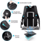 Heroic Knight Slim 156Inch Laptop Backpack Waterproof Business School Bag With USB Charging 3