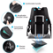 Heroic Knight Slim 156Inch Laptop Backpack Waterproof Business School Bag With USB Charging 3