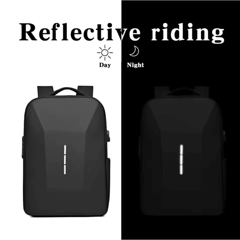 SecurePort 17Inch Portable Casual Laptop Backpack Large Capacity Waterproof Daypack With USB Charg 3