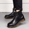 EdgeStride Unisex Leather Chelsea Boots Autumn Breathable Ankle Platform Shoes 0