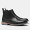 HeritageBrogue Mens Classic Brogue Chelsea Boots Comfortable Fashion Leather Ankle Shoes 3