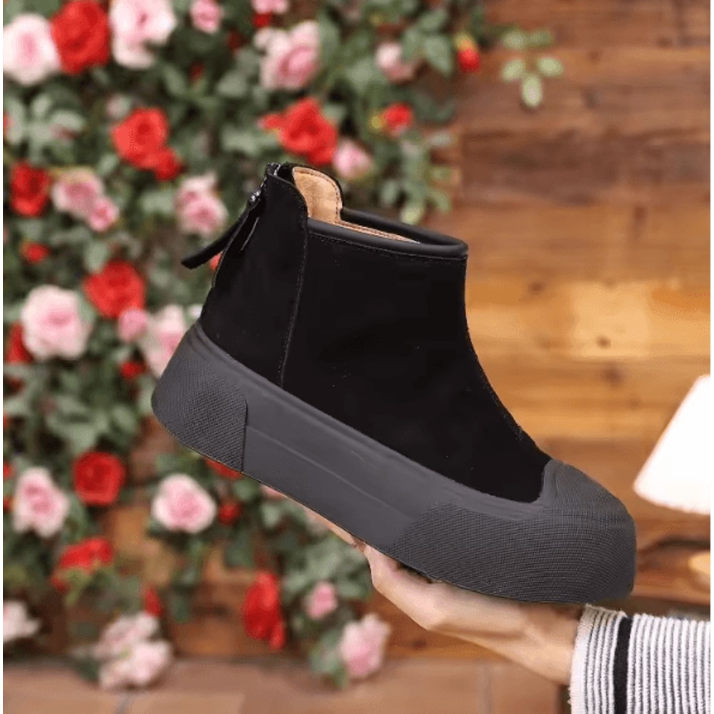 ArcticEase Womens Warm Snow Boots Casual Comfortable Winter Velvet Cotton Short Boots 5