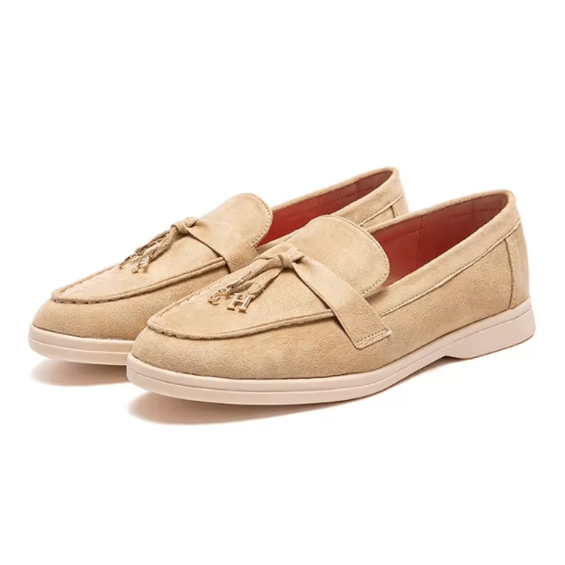 Autumn Comfort Womens Loafers Soft Round Toe Slip On Casual Flats 6