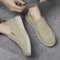 Mens Canvas Slip On Shoes Breathable Lightweight Casual Sneakers Driving And Walking Shoes 1