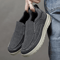 Mens Canvas Slip On Shoes Breathable Lightweight Casual Sneakers Driving And Walking Shoes 7