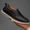 Genuine Leather Mens Casual Shoes Breathable Comfortable Driving And Outdoor Loafers 5