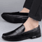 Genuine Leather Mens Casual And Office Formal Loafers Breathable Driving Shoes Plus Size 3