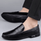 Genuine Leather Mens Casual And Office Formal Loafers Breathable Driving Shoes Plus Size 3